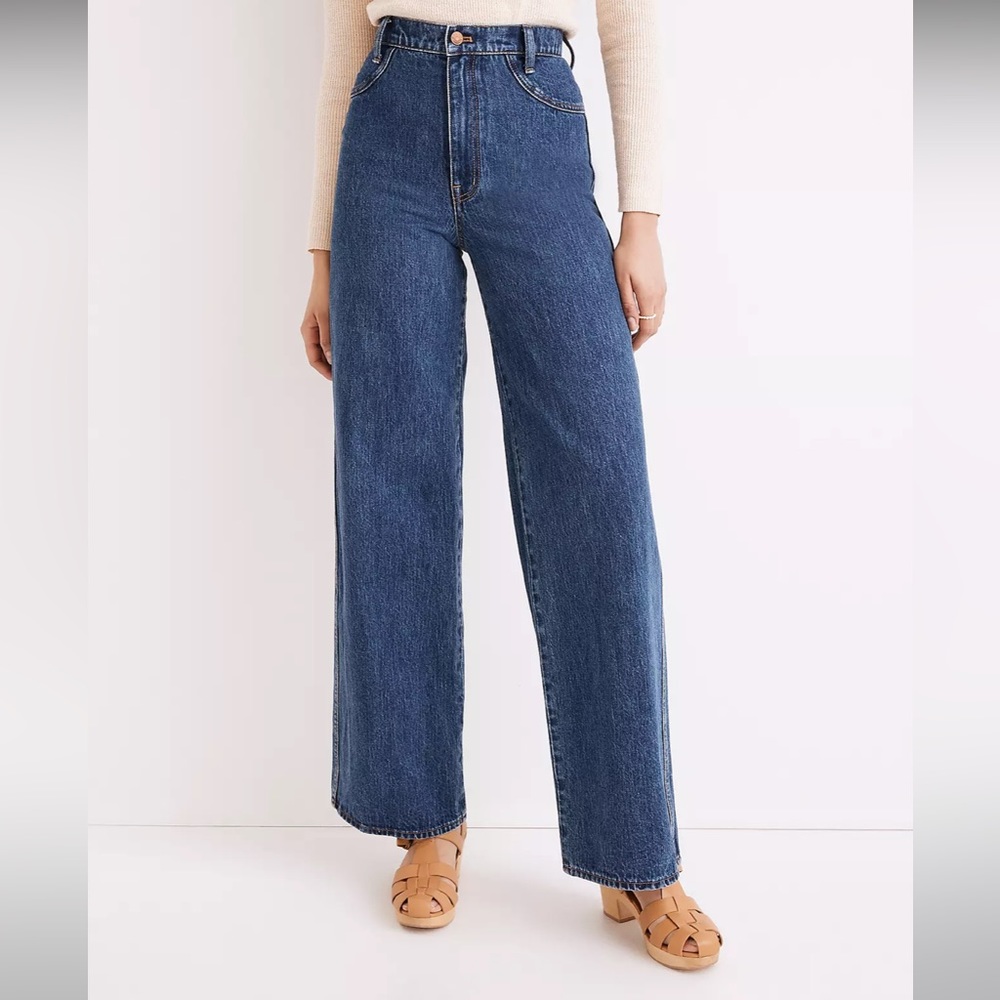 Superwide-Leg Jeans in Airley Wash: Workwear Edition